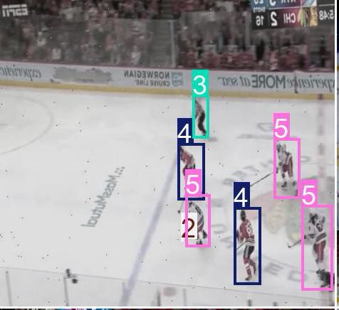 Sample annotated frame with segmentation polygons